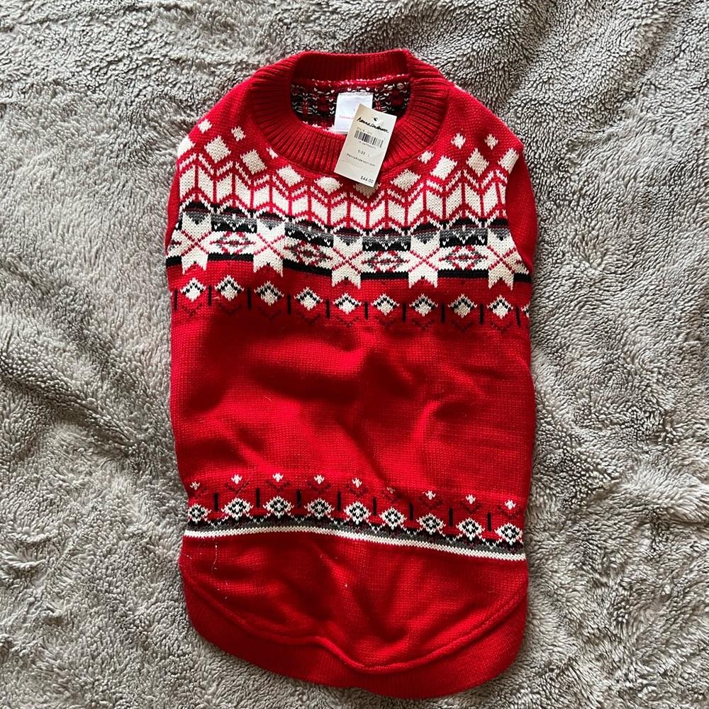 Hanna Andersson Dog sweater. NWT.